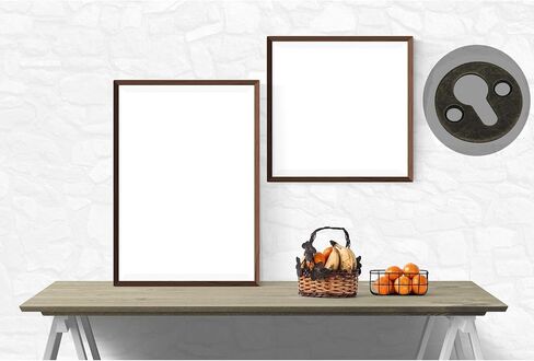 T Tulead Metal Picture Hangers Bronze Keyhole Mounting Plate 1-Inch Round Keyhole Hook Bracket Hangers 40PCS Including Screws in Kuwait