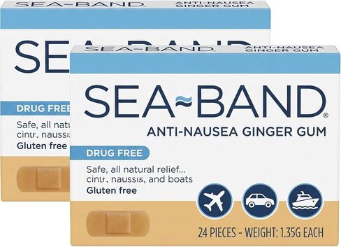 Anti Nausea Ginger Chewing Gum - 24 Each in Kuwait