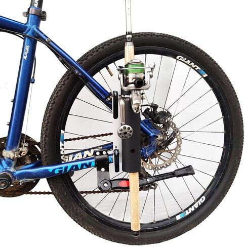 Bike Fishing Rod Holder，Bike Fishing Rod Rack and Carrier,Easy Mounts Rod to Your Bicycle,for Bicycle Fishing in Kuwait
