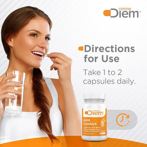Omne Diem Joint Comfort with ZOARA, 60 Capsules – Dietary Supplement for Comprehensive Joint Care & Comfort in Kuwait