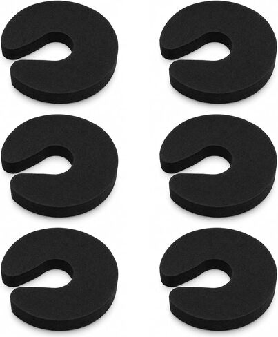 Door Pinch Guards (6 Pack) Baby Proof Doors Extra Soft Foam, Sleek Design, Child Safety, Baby Safety Finger Protectors in Kuwait
