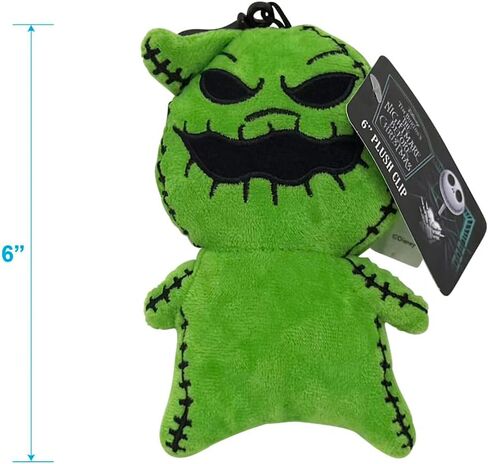 Wondapop Disney The Nighmare Before Christmas 6" Plush Clip Figures, Halloween Decoration Featuring Jack Skellington, Sally, Oogie and Zero, Pack of 4 in Kuwait