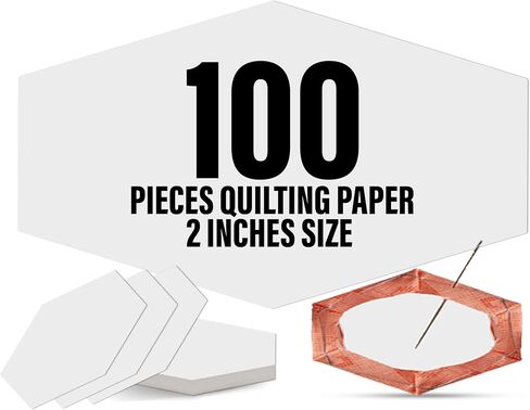 4" Clamshell English Paper Piecing EPP Set (100 Pieces) in Kuwait