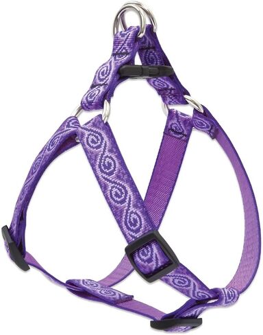LupinePet Originals 3/4" Jelly Roll 15-21" Step In Harness for Small Dogs in Kuwait