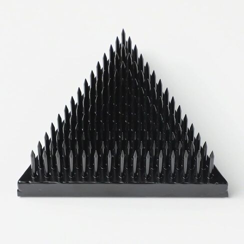 Wazakura Japanese Black Triangle Ikebana Kenzan Flower Holder 2 in (53 mm), Made in Japan Floral Arranging Pin Frog Tool - Black Triangle Kenzan 2" (53mm) in Kuwait