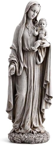 23" Our Lady of Grace and Baby Jesus Garden Statue in Kuwait