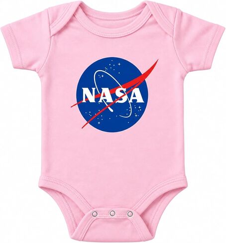 بدلة قطعة واحدة للأطفال من Ink Trendz NASA Meatball بشعار Space Exploration Moon من القطن in Kuwait