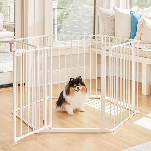 Carlson Pet Yard and Convertible Super Wide Gate in Kuwait