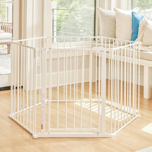 Carlson Pet Yard and Convertible Super Wide Gate in Kuwait