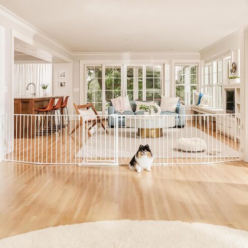 Carlson Pet Yard and Convertible Super Wide Gate in Kuwait