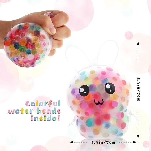 Easter Basket Stuffers, 4 Pack Squishy Easter Bunny Stress Balls for Adults, Easter Basket Stuffers, Easter Toys Stress Relief Fidget Balls ,Easter Basket Ideas Gifts in Kuwait