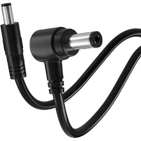 Male to Male DC Extension Cord,Surveillance Camera Cables,90 Degree 5.5mm x 2.1mm,12v DC Power Extension Cable for Security Camera,CCTV IP,5v 9v 24v 12 Volt Plug Right Angle Supply Adapter 3FT 6FT