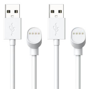 TUSITA Charge Cable Compatible Google Nest Cam 1M - Magnetic Charging Camera Wire, 2-Pack
