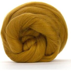 Merino Wool Combed Top | 1 lb Premium Wool Roving | 22 Micron, Best Merino Wool for Spinning, Tapestry, Needle Felting, Big Yarn Roving and Wall Hangings (Mink)