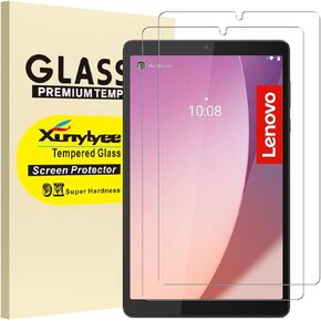 XunyLyee [2 Pack Screen Protector for Lenovo Tab M8 4th Gen/ M8 3rd Gen/ M8 HD 2nd Gen/ M8 FHD (8.0 Inch) Easy Installation Tempered Glass