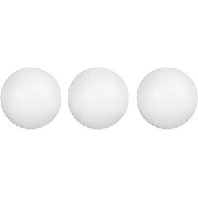 3 Inch Smooth Foam Balls - Great for Arts and Craft & DIY Christmas Decor (3" Inch - 6 Balls)