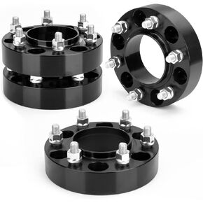 dynofit 6x5.5 Forged 1.5inch Hubcentric Wheel Spacer for 2019-2023 Ford Ranger XLT Lariat Raptor | Set of 4 Compatible with 2021-2023 Ford Bronco(NOT Fit Bronco-Sport) 6x139.7 M12x1.5 6 Lug Rim