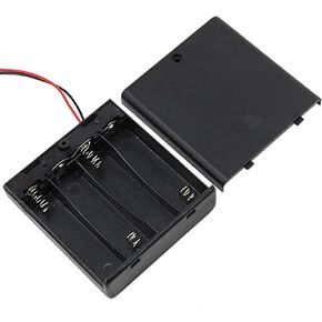 abcGoodefg 2 Pack 8 x 12V AA Battery Holder Case Box with ON/Off Switch and Leads Wire Cover