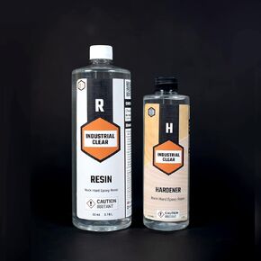 Industrial Clear - Rock Hard Epoxy Resin - 1.5 Gal Kit