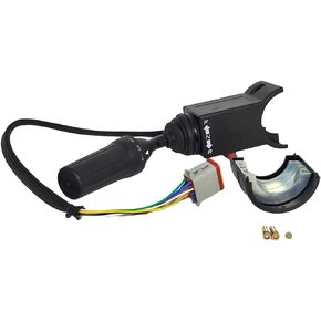 Transmission Controller Shift Range Selector 1600429 8223049 Compatible with JLG Lull for ZF 1044C-54 6036 6042 10054 10042 8042 for SkyTrak Telehandler DT06-12S Plug 4 Speed Forward Reverse