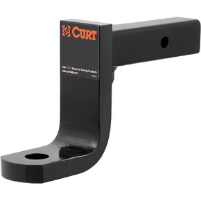 CURT 45446 Class 4 Trailer Hitch Ball Mount, Fits 2-Inch Receiver, 12,000 lbs, 1-1/4-Inch Hole, 6-Inch Drop, 5-Inch Rise