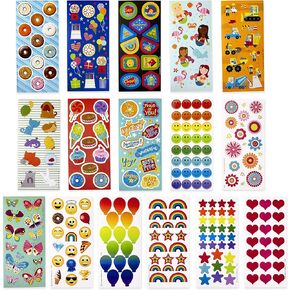 Hallmark Peanuts Stickers for Kids (Pack of 237 Stickers, 12 Sheets) for Easter, Back to School, Halloween, Holiday and More
