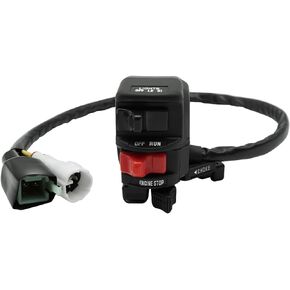 Control Switch Button Start Kill Stop Headlight for Bayou 220 KLF220 Bayou 185 KLF185 1988-1995, OEM# 46091-1450