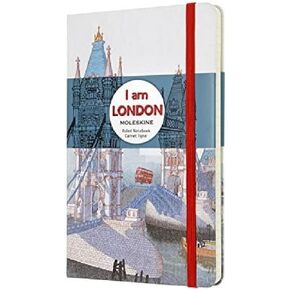 Moleskine I Am London Limited Edition White Large Ruled Notebook Hard