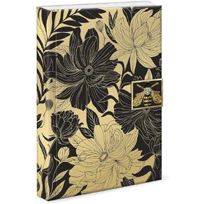 ‎Punch Studio Black Dahlias Brooch Journal (50443)