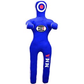 MNEX Pro Fighting Wrestling Dummy Grappling Dummies - 5ft/60 inches 6ft/72 inches Jujitsu BJJ Dummy MMA Dummies Judo Karate Fighting Dummy Un-Filled - Black 6ft / 72"