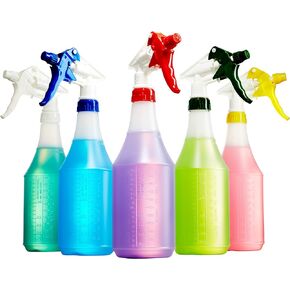 Mop Mob Leak-Free Chemical Resistant Spray Head and 32 oz Bottle 10 Pack Heavy-Duty Industrial Sprayer With Low-Fatigue Trigger and Nozzle for Auto/Car Detailing, Window Cleaning and Janitorial Supply