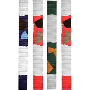 مقابض مضرب الكريكيت - بطانة مطاطية متينة لتعزيز الأداء - امتصاص ممتاز للصدمات لتحسين الراحة - مموه عالمي - قد يختلف اللون - عبوة من 4 قطع in Kuwait