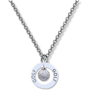 Infinity Collection Golf Charm Necklace, Golf Jewelry, Golf Charm Gift for Golf Players