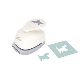 Bira Craft 1 inch Dog 2 Lever Action Craft Punch, Animal Punch for Paper Crafting Scrapbooking