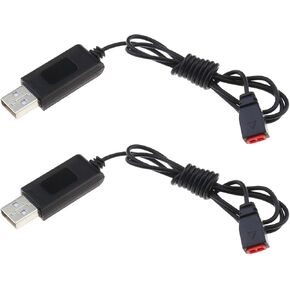 2Pcs USB Charger Cables Replacement Compatible with SYMA X5HW X5HC X5UW X5UC X21 X21W RC Quadcopter USB Charging Wire Black in Saudi Arabia