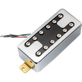 Artec MVH6A Alnico 5 Neo Filtertron Humbucker Pickup Electric Guitar Bridge Pickup 6K, Chrome