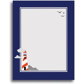Nautical Stationery Paper - 80 Sheets