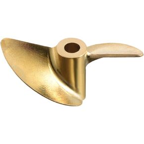 uxcell RC Boat Propeller 4mm Shaft 2 Vanes 36mm 50mm P/D Fan Shape Brass CW Rotating Propeller Props for RC Boat