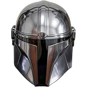 Mandalorian Helmet Metal Steel With Liner and Chin Strap For LARP Cosplay Role Play Halloween mandalorian face mask mandolorian helmet mando helmet