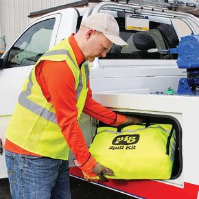 Portable Spill Kit in Stowaway Bag by New Pig