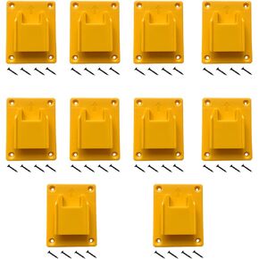 حامل أدوات لحامل المثقاب Dewalt 20V مناسب لأدوات Milwaukee M18، 10 عبوات باللون الأصفر in Kuwait