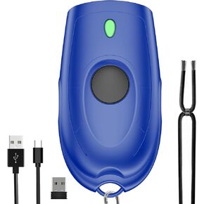 Symcode Bluetooth 2D Barcode Scanner Mini QR Portable Barcode Scanner 3-in-1 Bluetooth & 2.4G Wireless & USB Wired Barcode Scanner with Android,iOS,Computers,Windows