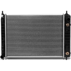 DNA Motoring OEM-RA-2850 OE Style Aluminum Core Radiator Compatible with 06-11 Chevy HHR AT/MT,21-5/8" W X 17-5/16" H X 7/8" D,1-3/8" Inlet / 1-3/8" Outlet