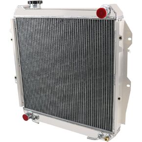 مشعات ألومنيوم 4 صفوف من Cubauto متوافقة مع 1988-1995 Toyota Pickup 4Runner SR5 DLX 3.0L V6 4WD 1989 1990 1991 1992 1993 1994 جميع مشعات الألومنيوم