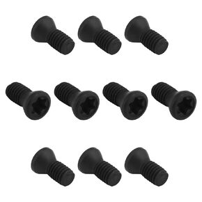 Utoolmart M3.5 x 10mm 12.9 Carbon Steel Torx Head Socket Head Cap Screws Bolt Black 10Pcs