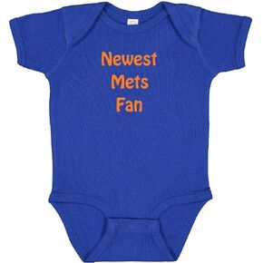 Newest Mets Fan Cute Baby Bodysuit