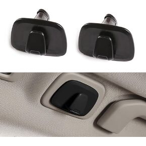 2 PCS Car Roof Hook, ABS Interior Hanging Hanger Wallet Umbrella Hook Kit, Portable Plug-in Lock Buckle Design Assesories, Compatible with Volvo XC40 XC60 XC90 S60 S90 V60 V90 (Gray)