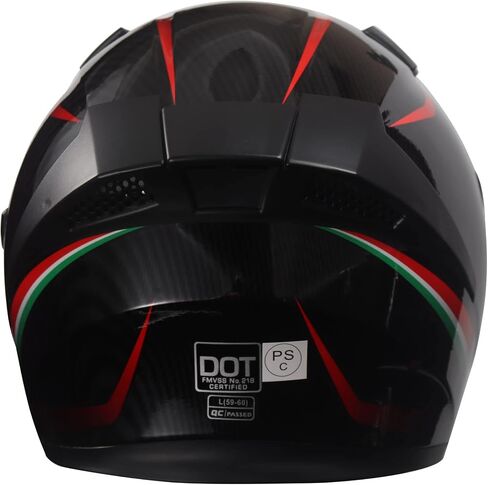 Full Face Motorcycle Helmet with Internal Tinted Visor & DOT Approved for Moped ATV Cruiser Scooter (Alpine Matt Green, Medium) in Saudi Arabia