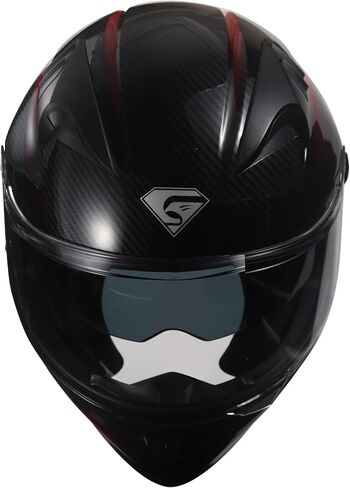 Full Face Motorcycle Helmet with Internal Tinted Visor & DOT Approved for Moped ATV Cruiser Scooter (Alpine Matt Green, Medium) in Saudi Arabia