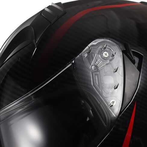 Full Face Motorcycle Helmet with Internal Tinted Visor & DOT Approved for Moped ATV Cruiser Scooter (Alpine Matt Green, Medium) in Saudi Arabia